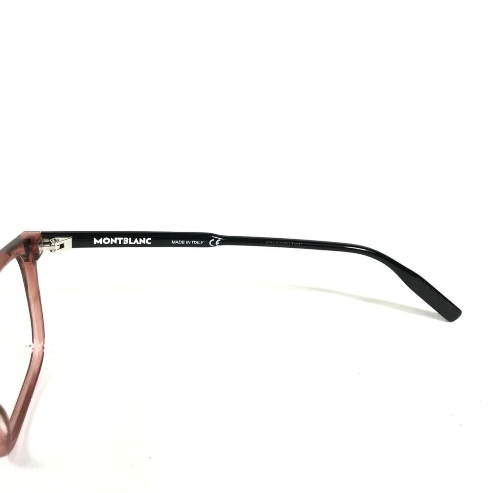 Montblanc Eyeglasses Frames MB0012O 012 Black Red Rectangular Full Rim 54-18-145